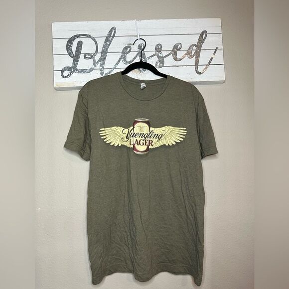 L.A.T Apparel Yuengling Lager beer Graphic Tee - Picture 1 of 6